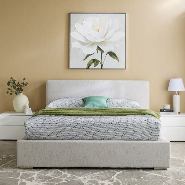 سرير مبطن كوين من ليبرتي - 160x200 سم