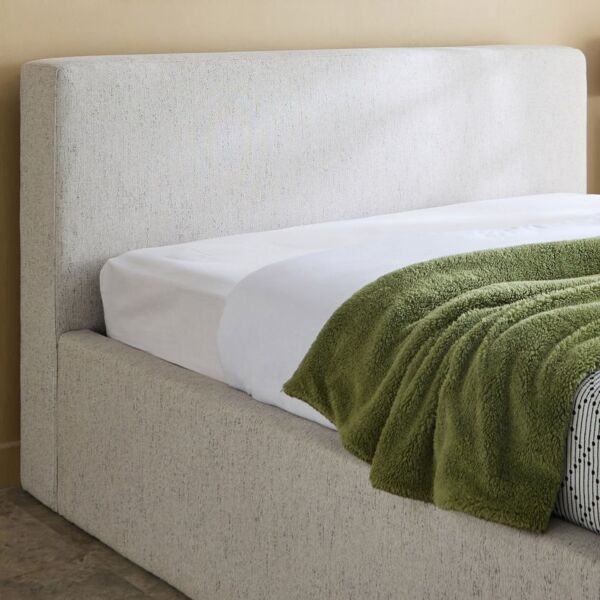 سرير كوين منجد بمساحة تخزين هيدروليك من ليبرتي - 160x200 سم