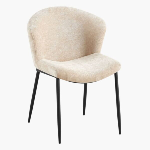 طقم طاولة طعام من الحجر الملبد مع 6 مقاعد من ستيلا