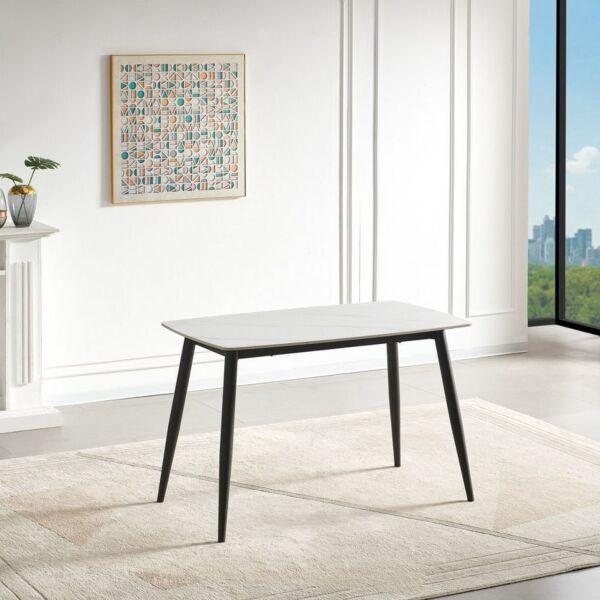 طاولة طعام 4 اشخاص من الحجر الملبد من روما