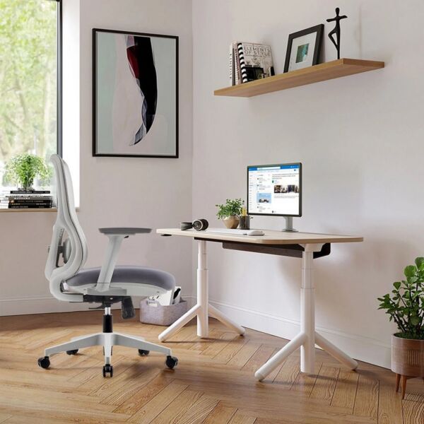 كرسي مكتب بمقعد منزلق ثري دي تيسر