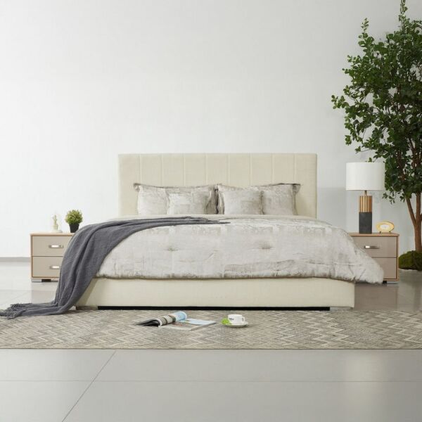 طقم غرفة نوم كينج 5 قطع من لازيو - 180x200 سم