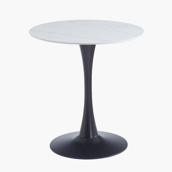 طاولة طعام حجر جيري مستديرة لشخصين من إلفيس