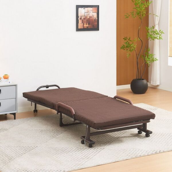 سرير فردي قابل للطي والتعديل مع مرتبة موڤو هاڤانا 80x190 سم