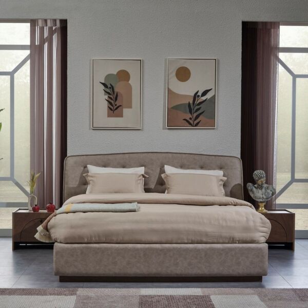 طقم غرفة نوم كينج 5 قطع من لويسيا - 180x200 سم