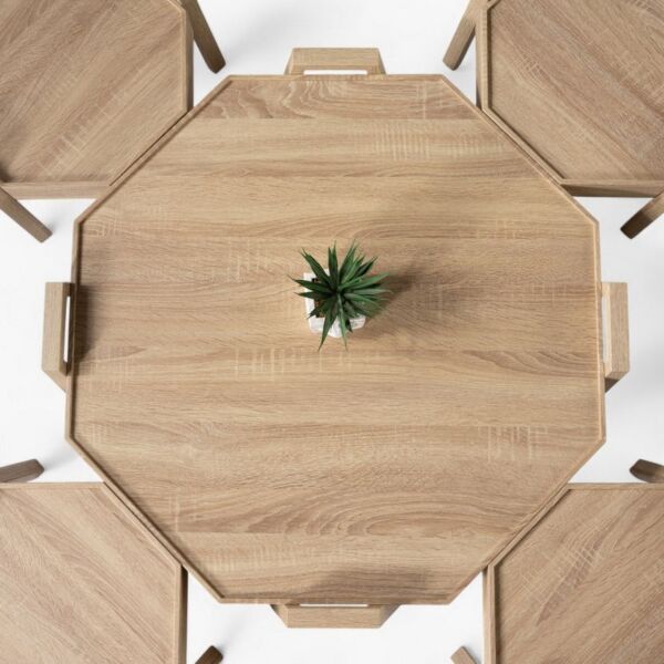 طقم طاولة قهوة 5 قطع فيا