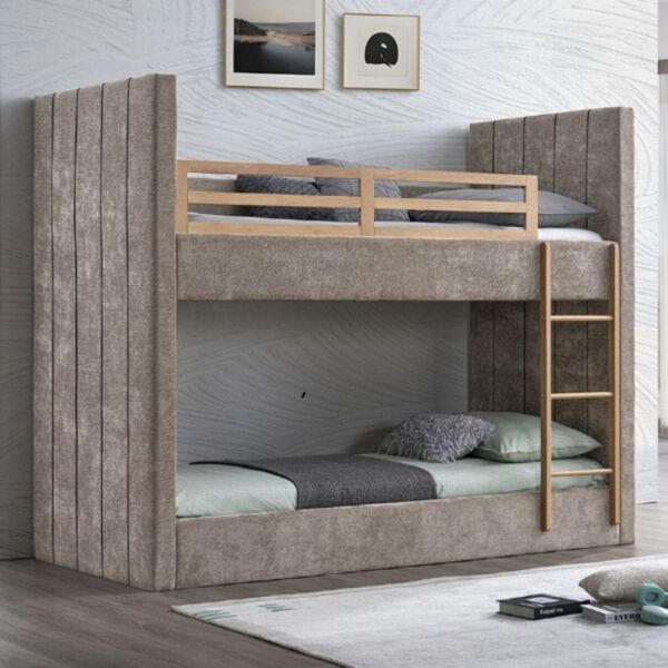 سرير فردي منجد بطابقين من هامبتون - 90x200 سم