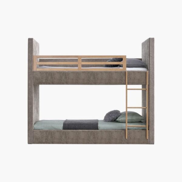 سرير فردي منجد بطابقين من هامبتون - 90x200 سم