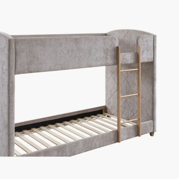 سرير فردي منجد بطابقين من كيرفي - 90x200 سم