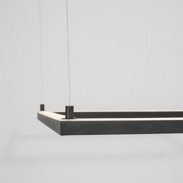 إنارة معلقة سكوير اب ورملايت صغير - اسود