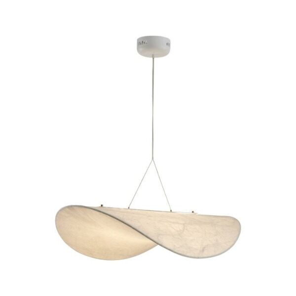 إنارة معلقة كوكون حرير تيفك 80 سم - ابيض KD8782