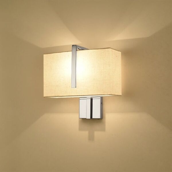 اضاءة جدارية ويندو - بيج وفضي