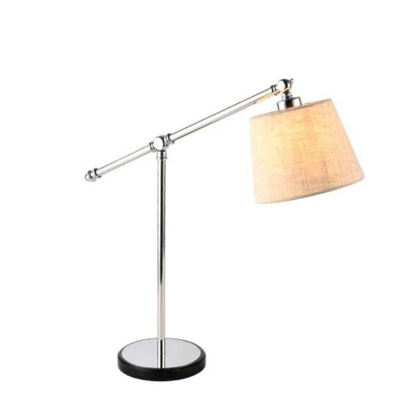 ابجورة طاولة كروم دائري - بيج