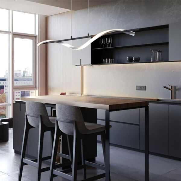 إنارة معلقة بودا 35 واط - أسود وأبيض