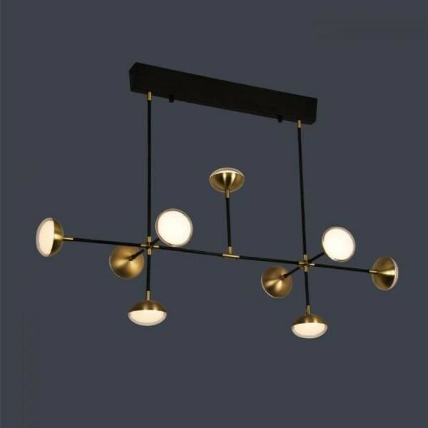 انارة معلقة سفير حر اسود ذهبي ورملايت