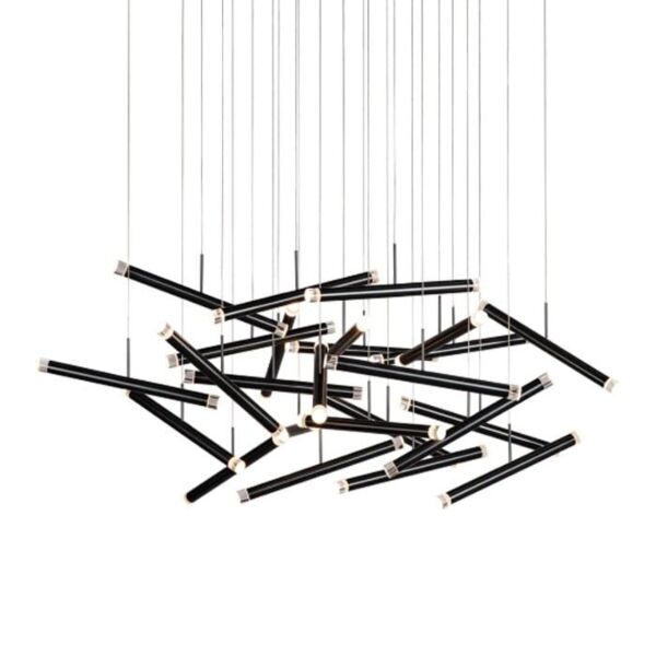 إنارة معلقة تيوبان - اسود