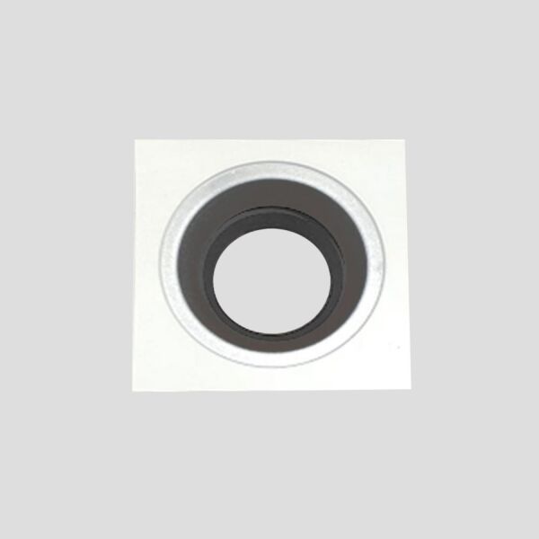 قاعدة سبوت لايت مربع ابيض وفضي