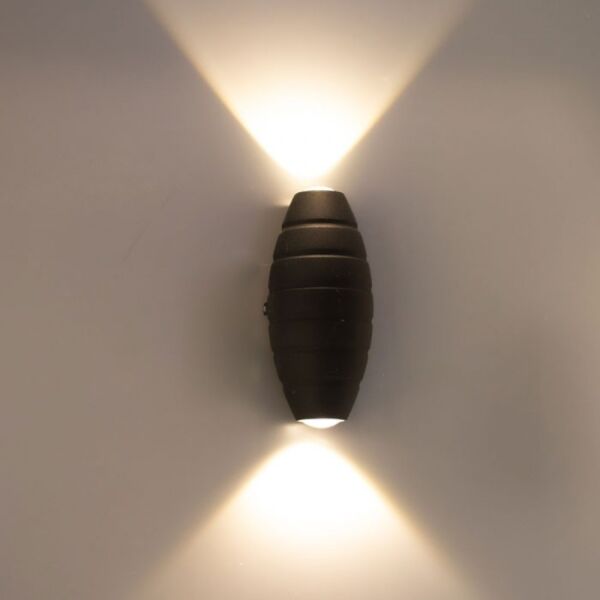 اضاءة جدارية سولو - اسود
