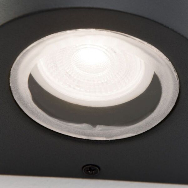 اضاءة جدارية خارجية داون - اسود