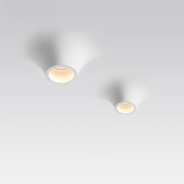 كشاف سبوت جبس دائري بارز 30 سم - أبيض