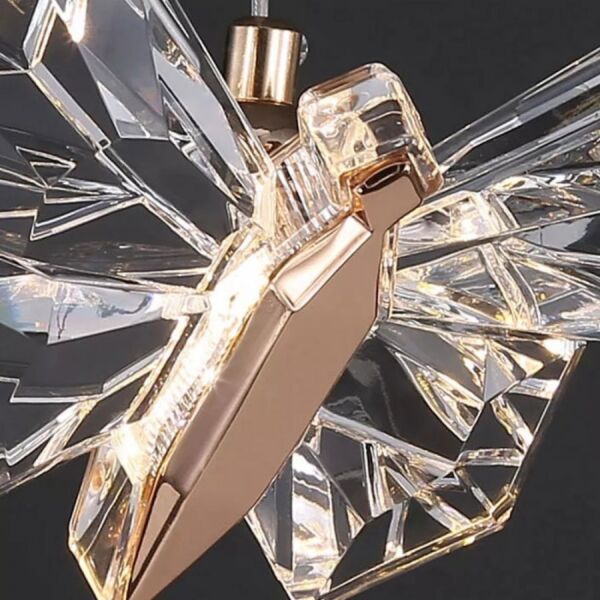 إنارة معلقة فراشة صغيرة - ذهبي