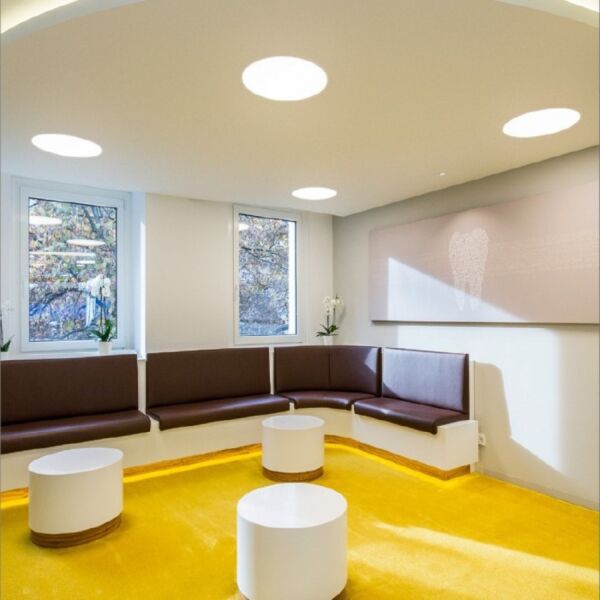 إنارة دفن فريملس دائرية ابيض