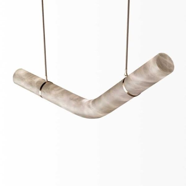 إنارة معلقة رخام اسباني منحنى