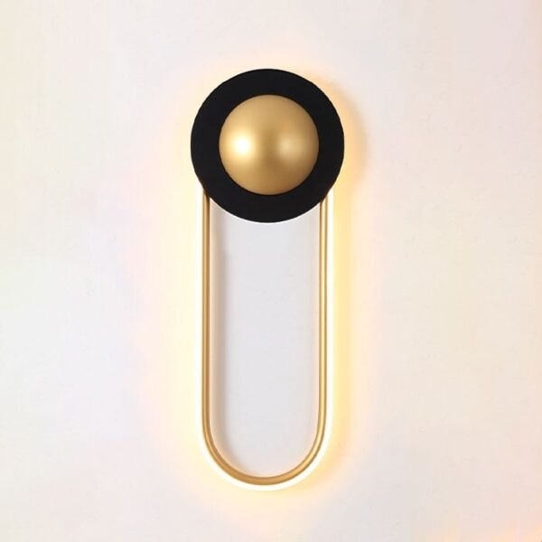 اضاءة جدارية جرافيتي ذهبي واسود 16 واط