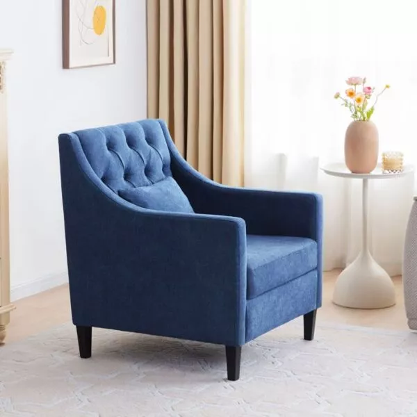 كرسي مفرد لفانت - ازرق غامق