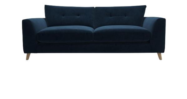 كنبة مقعدين اوشين - ازرق غامق