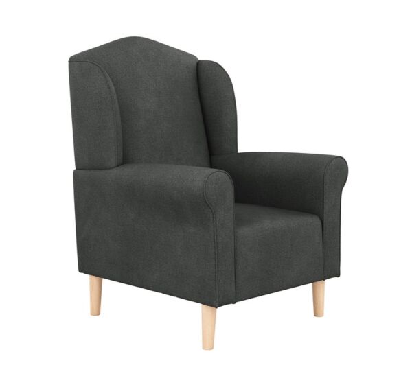 كرسي مفرد لافيكا - رمادي غامق