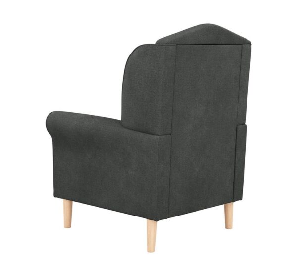 كرسي مفرد لافيكا - رمادي غامق