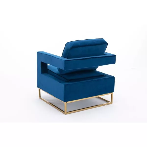 كرسي مفرد ايليش - ازرق