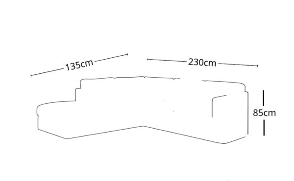 كنب زاوية شكل حرف L ماريا