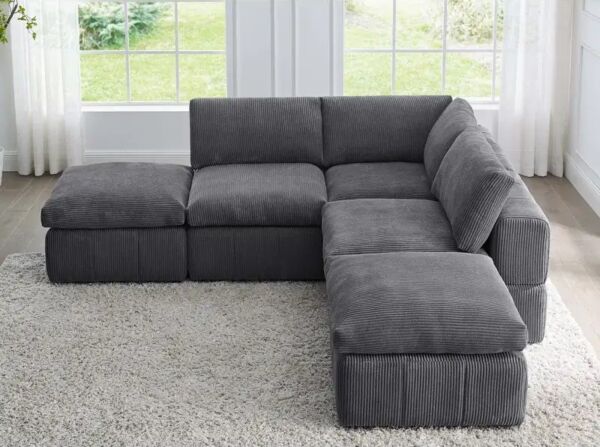 كنب زاوية شكل حرف L ايميرا