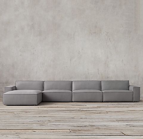 كنبة زاوية هيتاشي - رمادي