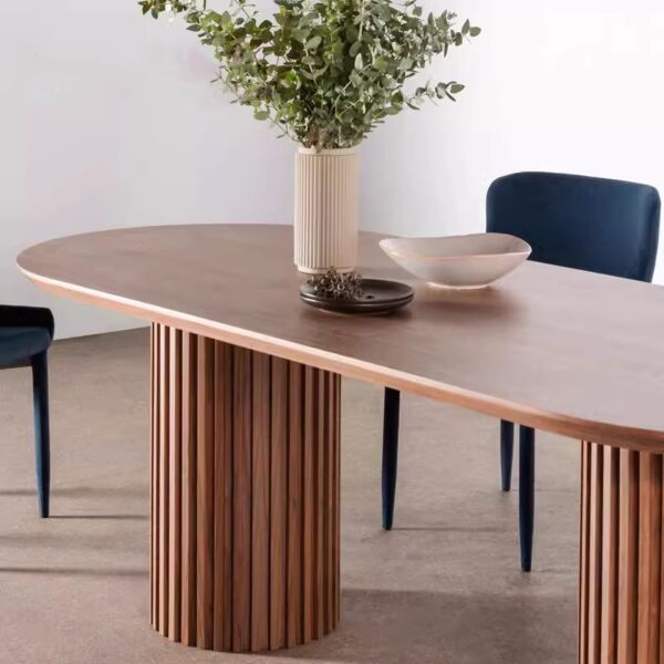 طاولة طعام روزا 8 أشخاص - بني