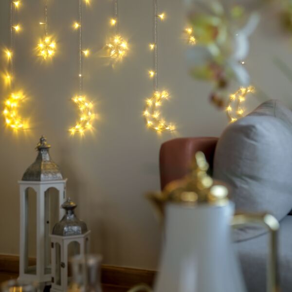 اضاءة زينة ستارة ريفا