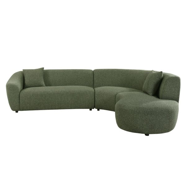 كنب زاوية ديڤانو كورڤو - اخضر