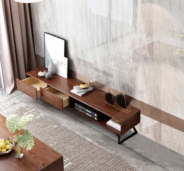 طاولة تلفزيون بريكا - بني