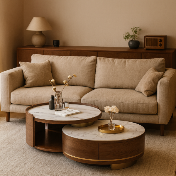 طاولة قهوة بارميلا - خشبي