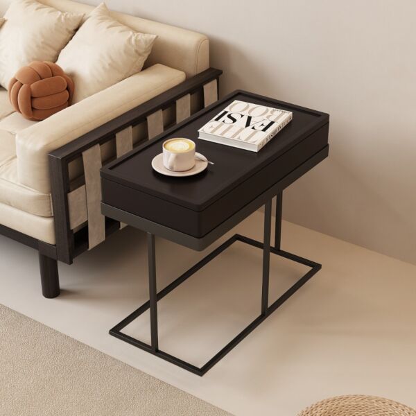 طاولة جانبية كلارينس - اسود