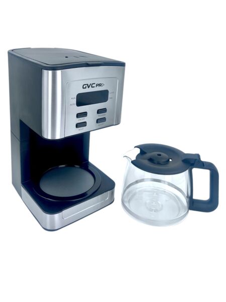 صانعة قهوة جي في سي برو 1200 مل 800 واط - شفاف