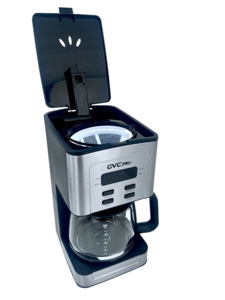 صانعة قهوة جي في سي برو 1200 مل 800 واط - شفاف