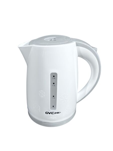 غلاية ماء جي في سي برو 1800 مل بلاستيك - ابيض