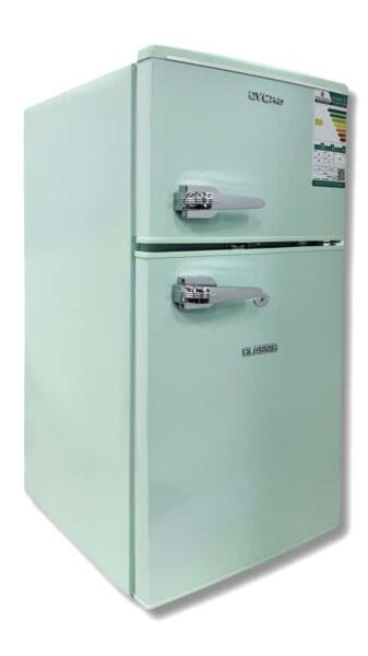 ثلاجة كلاسك جي في سي برو 85 لتر - اخضر فاتح