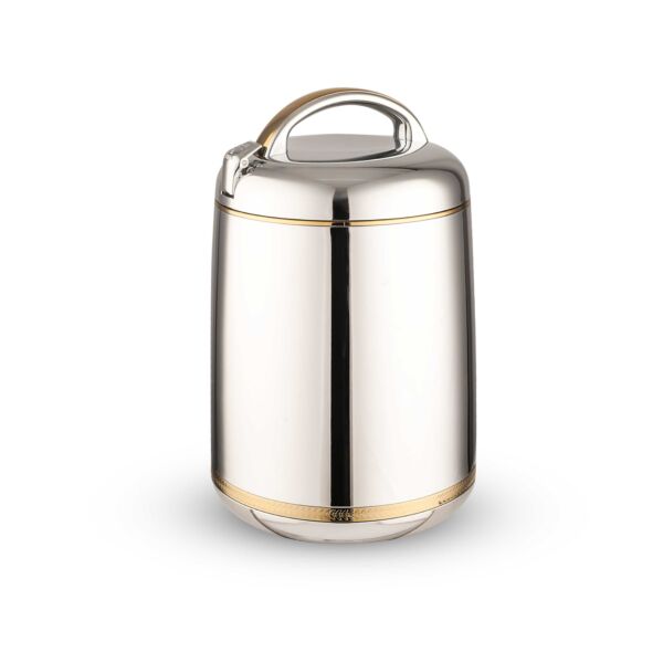 حافظة طعام غولدن فاير تايوان لون فضي وذهبي - سعة 3لتر