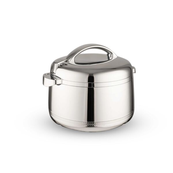 حافظة طعام غولدن فاير كروم لون فضي - سعة 4لتر