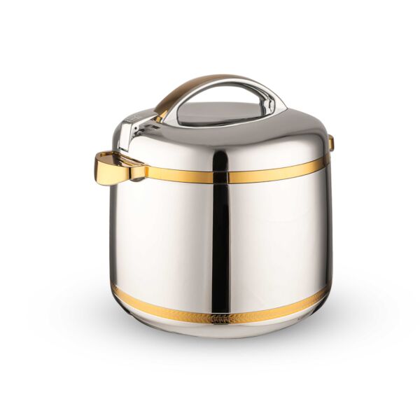 حافظة طعام غولدن فاير تايوان لون فضي وذهبي - سعة 5لتر