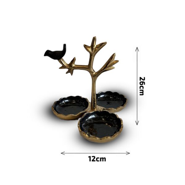 طبق  تقديم كلاسي-اسود